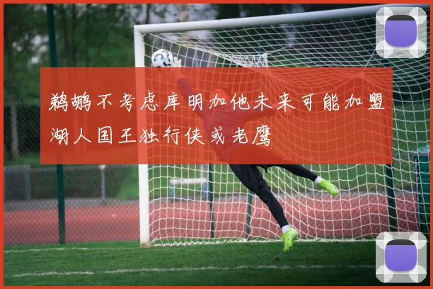 鹈鹕不考虑库明加他未来可能加盟湖人国王独行侠或老鹰
